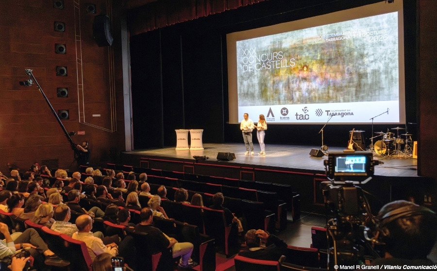 30º Concurs de Castells: se presentó en el Teatre Tarragona