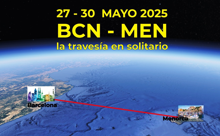 “BCN – MEN en directo”, la travesía en solitario
