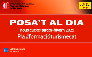 Nuevos cursos por el sector turístico de Cataluña