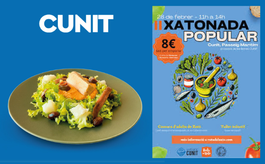 El Xató arriba a Cunit aquest 28 de febrer