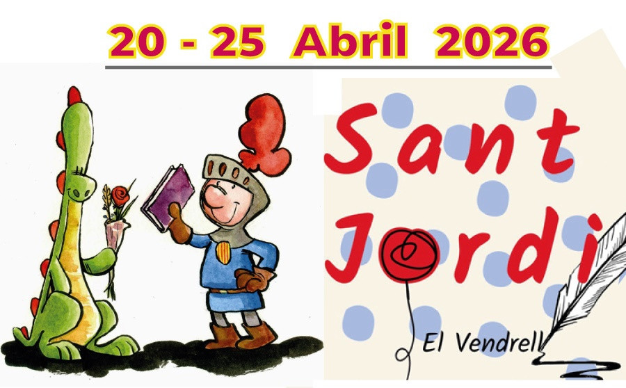 El Vendrell te un ampli programa de Sant Jordi