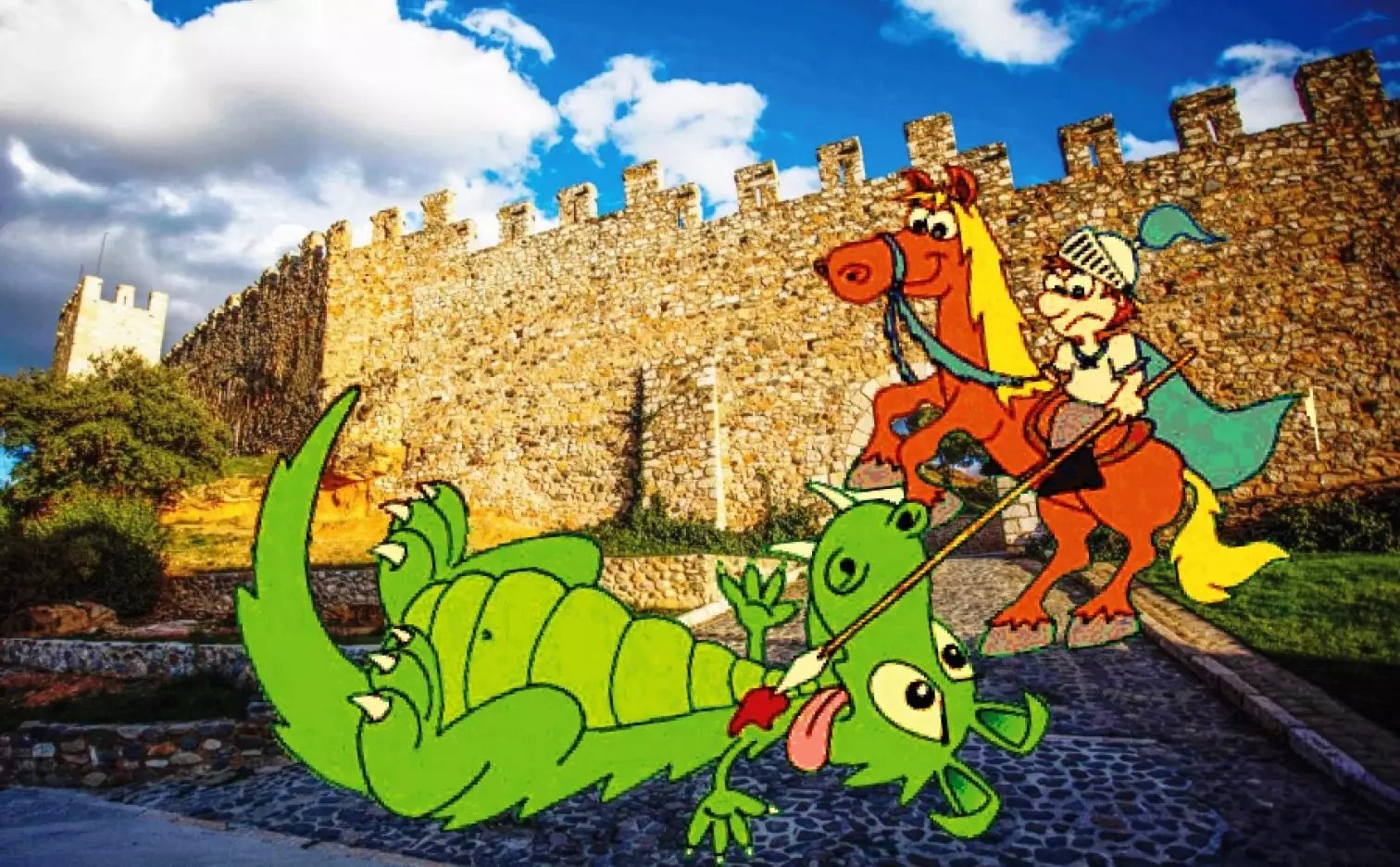 Montblanc, la leyenda de Sant Jordi y el dragón