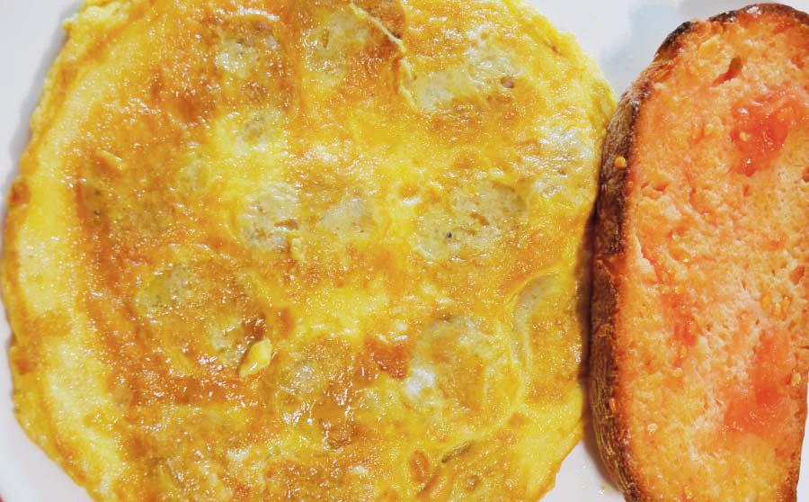 Jueves lardero, la tradición tortilla de butifarra